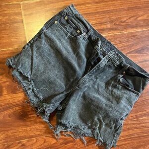 American Eagle Outfitters Black Jean Shorts